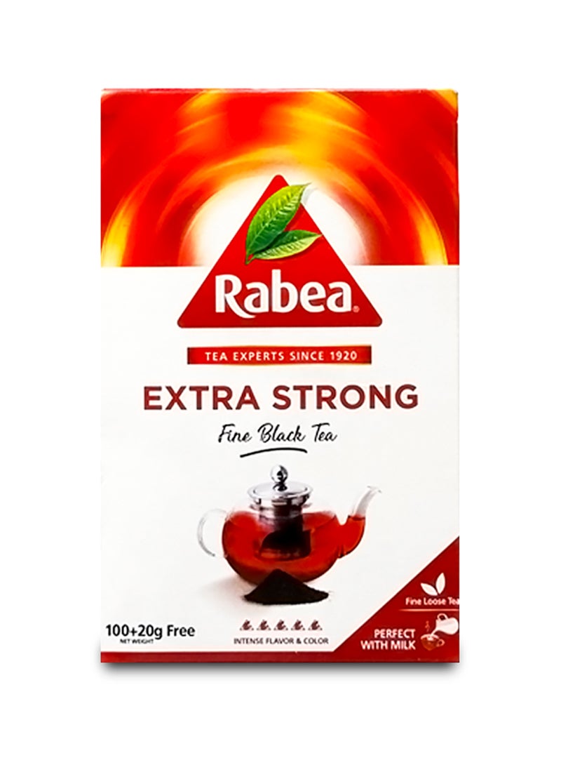 Rabea tea Extra Strong Loose Black Tea 120g - Image 1